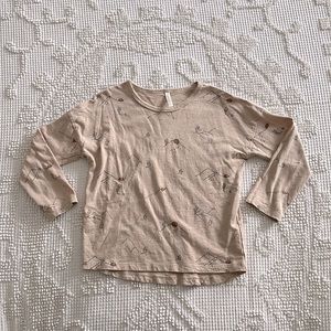 Rylee + Cru Tan Long Sleeve Tee